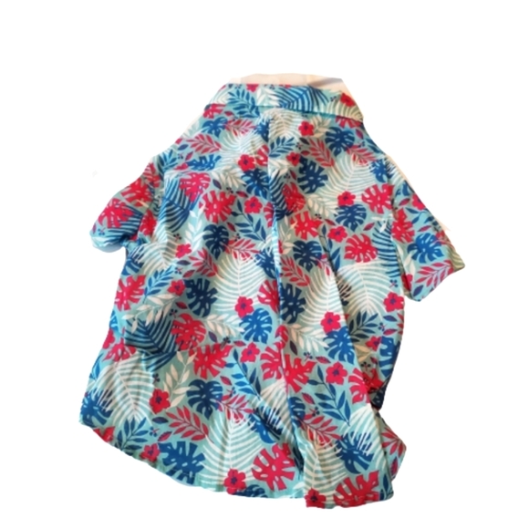 TROPICAL PALMS ☆ DOGGO HAWAIIAN SHIRT ☆ NWT - Picture 3 of 9